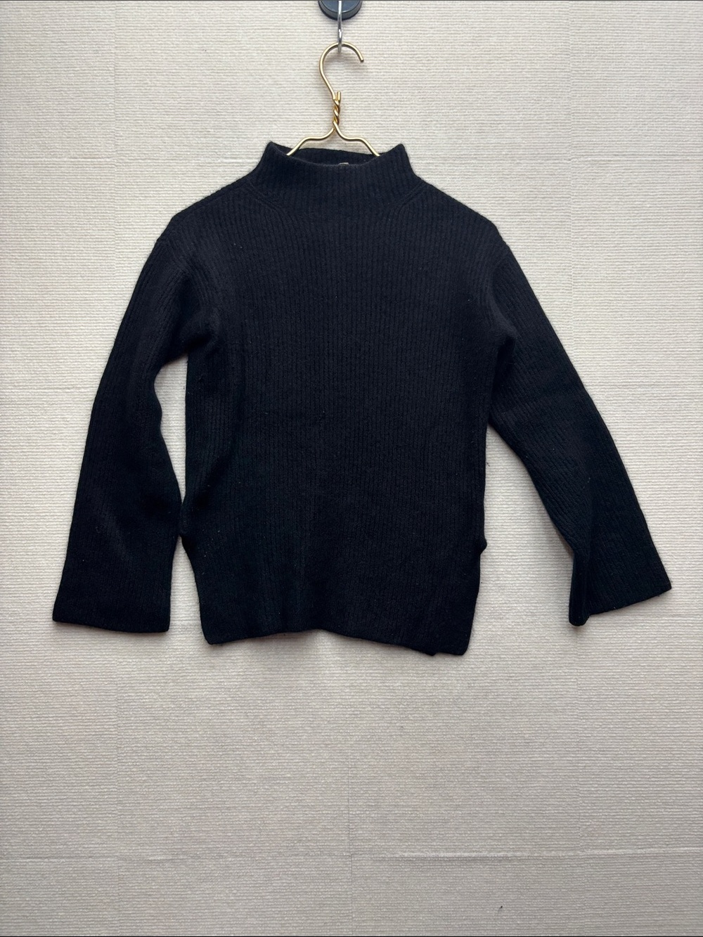 Everlane XS cashmere Black Mock Neck Women's Sweater